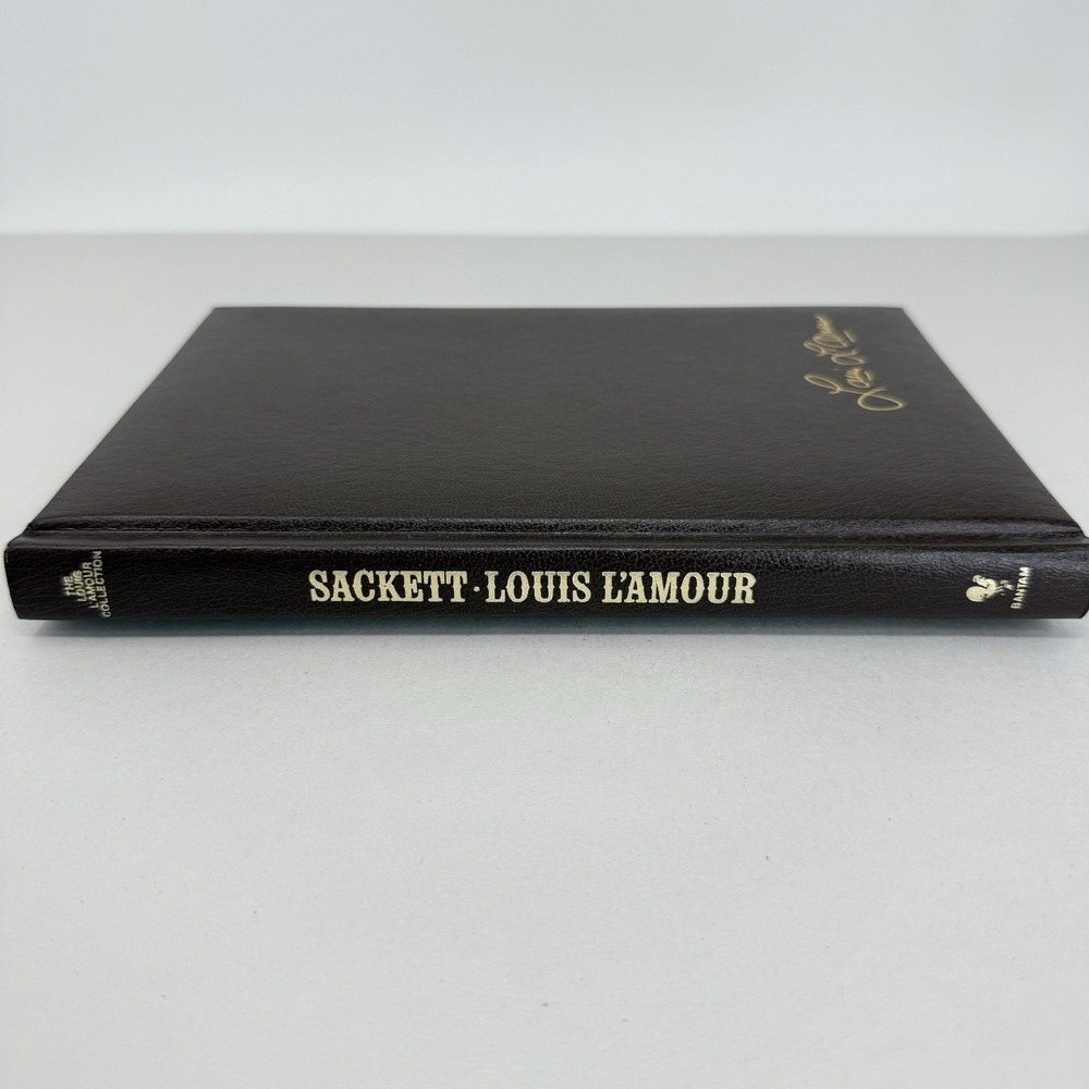 Sackett Louis L'Amour Collection Vintage Leatherette Bantam 1981 Western Novel